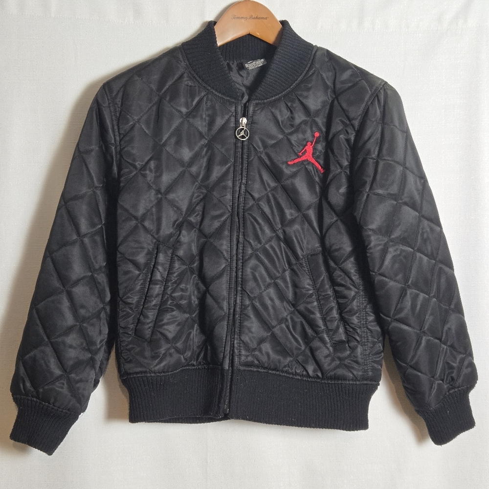 Nike Air Jordan Quilted Bomber Youth Sz Medium